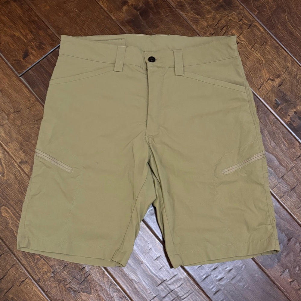 Go Ruck Challenge Shorts Mens 32 Tan Performance Cargo Utility Stretch Rucking